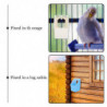 2pcs Plastic Hanging Pigeon Feed Box Hanging Pigeon Feeder Pigeon Feeding Containers 2pcs Plastic Hanging Pigeon Feed Box Hanging Pigeon Feeder Pigeon Feeding Containers