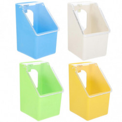 2pcs Plastic Hanging Pigeon Feed Box Hanging Pigeon Feeder Pigeon Feeding Containers 2pcs Plastic Hanging Pigeon Feed Box Hanging Pigeon Feeder Pigeon Feeding Containers