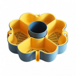 Food Container Dry Fruit Tray Rotating Snack Tray Vegetable Serving Tray Appetizer Plate Food Container Dry Fruit Tray Rotating Snack Tray Vegetable Serving Tray Appetizer Plate