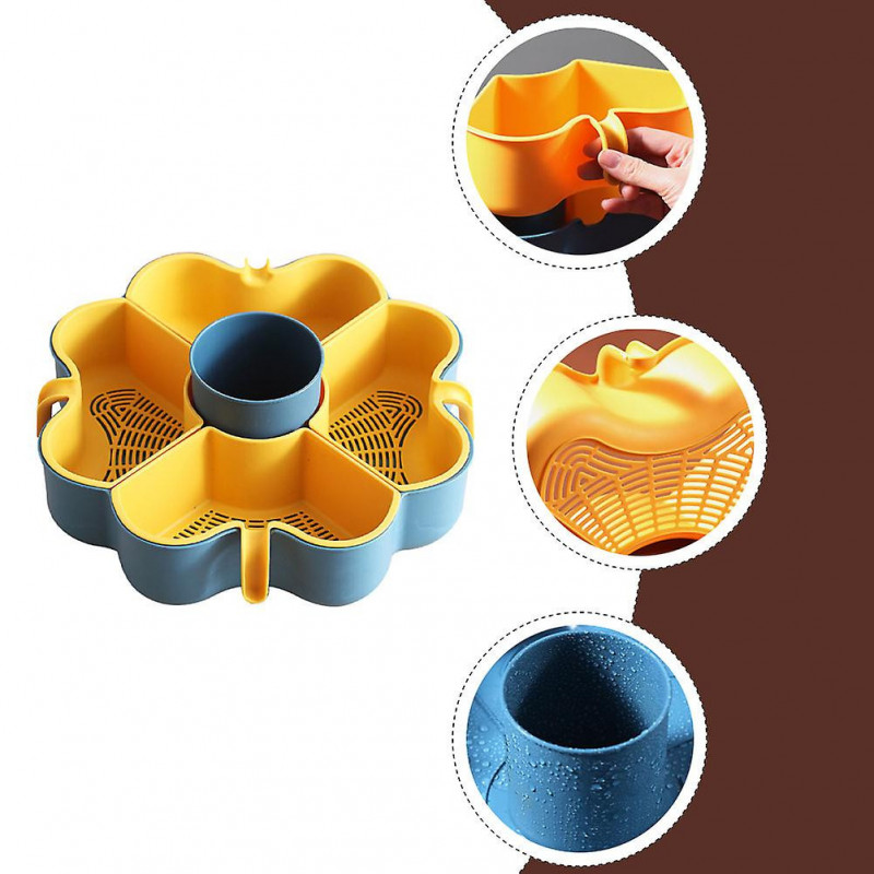 Food Container Dry Fruit Tray Rotating Snack Tray Vegetable Serving Tray Appetizer Plate Food Container Dry Fruit Tray Rotating Snack Tray Vegetable Serving Tray Appetizer Plate