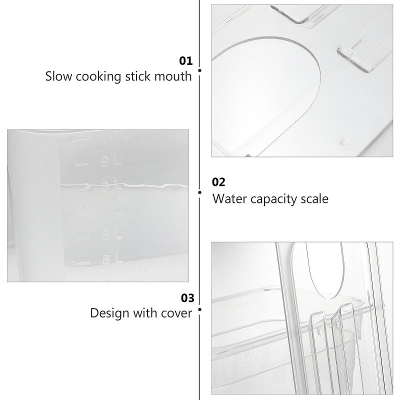 Vacuum Sealed Container Transparent Plastic Box Lid Plastice Storage Box Sous Vide Bundle Kit Vacuum Sealed Container Transparent Plastic Box Lid Plastice Storage Box Sous Vide Bundle Kit