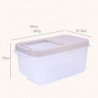 Household Sealed Insect-proof Rice Bucket Storage Box Plastic Moisture-proof Rice Cylinder 10kg Kitchen Thick [...]