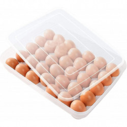 Stackable Egg Dumpling Storage Fresh-keeping Box With Lid