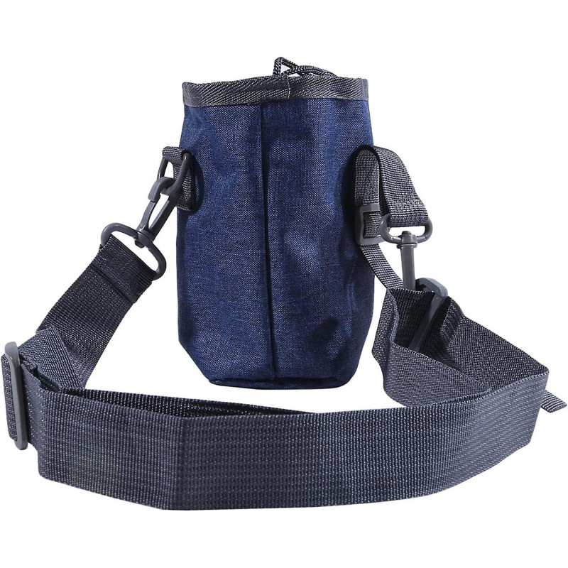 Sac de dressage de chien Pochette de friandise portable pour chiot pour la randonnée en marchant (gris foncé) (D-8D) Sac de dressage de chien Pochette de friandise portable pour chiot pour la randonnée en marchant (gris foncé) (D-8D)