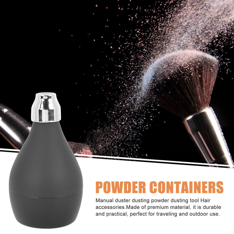 1pc Portable Travel Powder Container Manual Duster Baby Powder Storage Balls