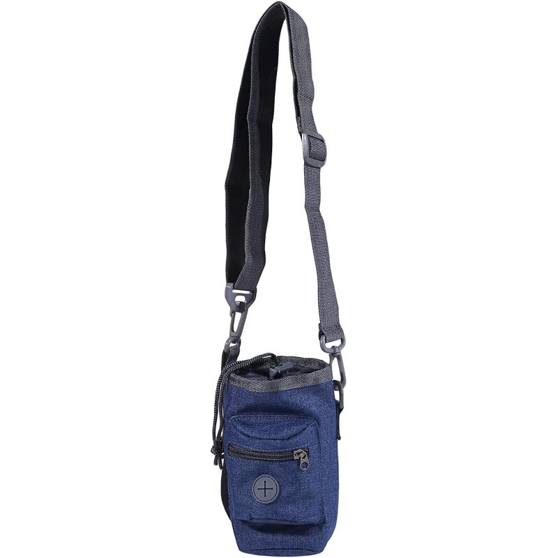 Sac de dressage de chien Pochette de friandise portable pour chiot pour la randonnée en marchant (gris foncé) (D-8D) Sac de dressage de chien Pochette de friandise portable pour chiot pour la randonnée en marchant (gris foncé) (D-8D)