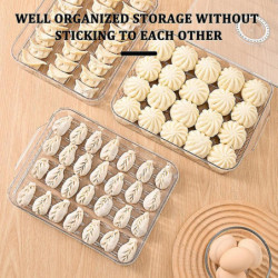 Household Timing Dumpling Box Large Capacity Food Fresh-keeping Box For Kitchen