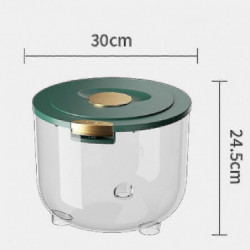 Pet rice barrel, sealed suitable for kitchen insect proof and moisture proof rice tank