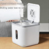 Contain Moisture-proof Nano Insect-proof Sealed Pet Food Container Rice Grain Storage Box White+gr