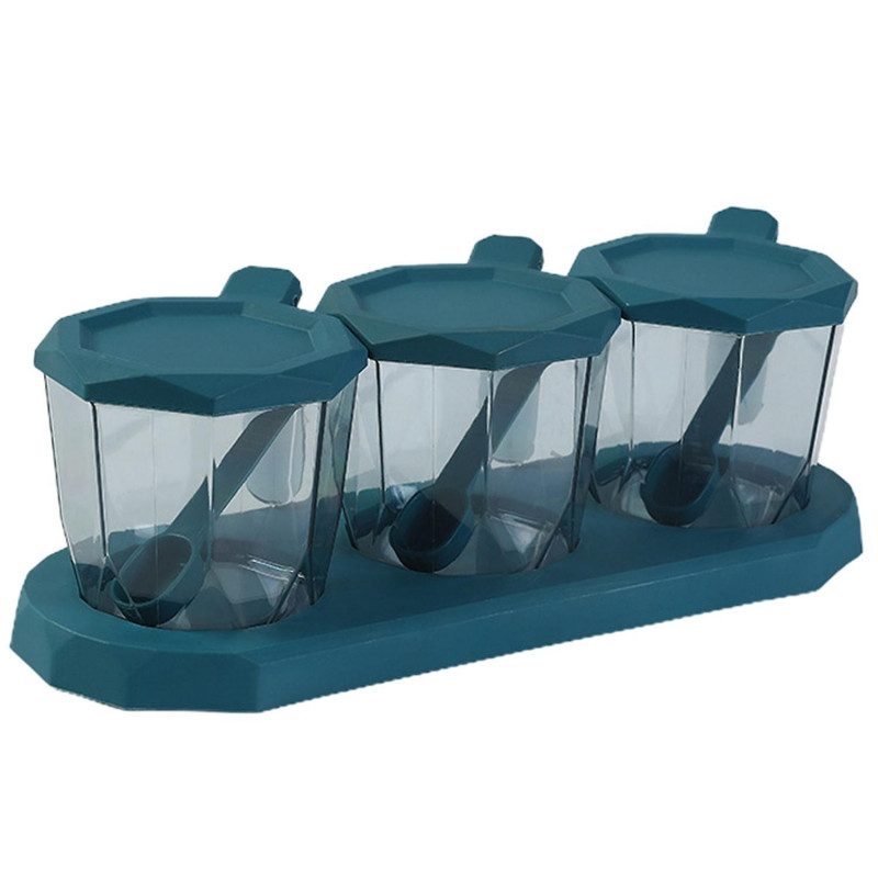 Seasoning Bottle Holder Moisture Proof Large Capacity Foundation Space Saving Transparent Spice