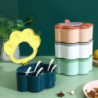 BoSaiD 1 Set Seasoning Box Large Capacity Classify Storing Plastic Cat Paw Shape 5 Grids Condiment