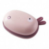 Cartoon Rabbit Soap Box With Lid Waterproof Moisture Proof Sponge Holder
