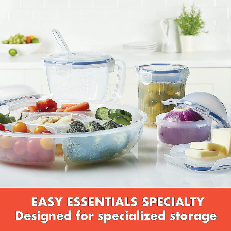 Convenient Food Storage Lids - Bpa Free Airtight Containers