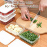 Farfi Storage Box With Cover High Capacity Good Sealing Transparent Leak-proof Food Sealed Container For Home