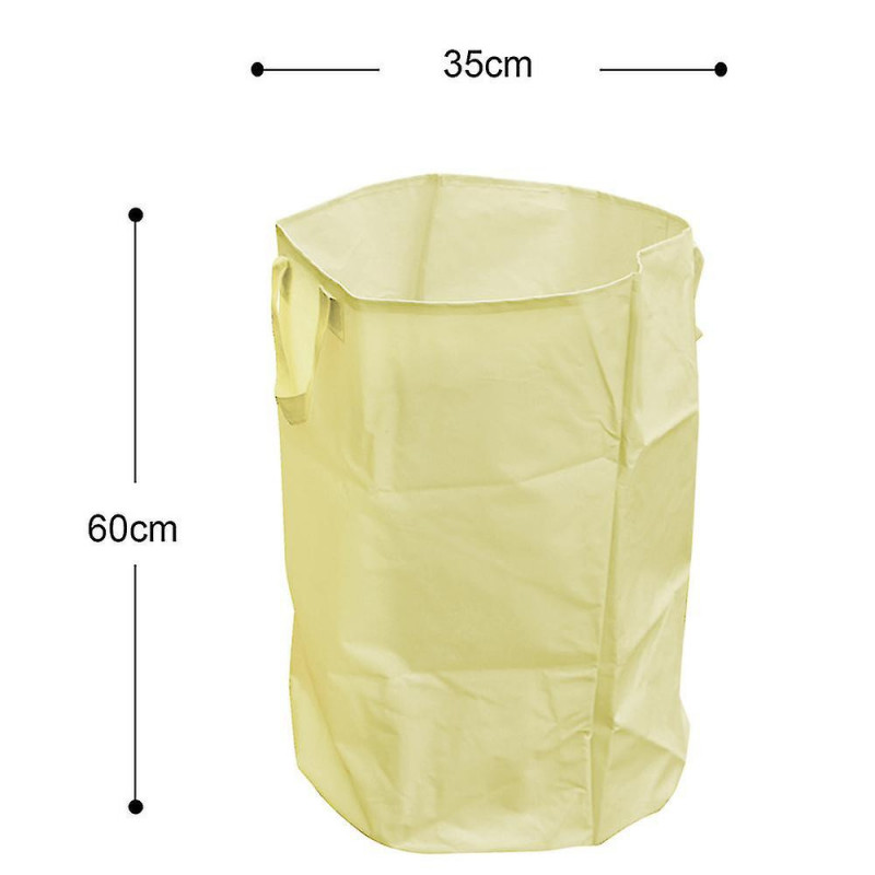 Large Gardening Bags With Handle Waste Collecting Heavy Duty Leaf Containers