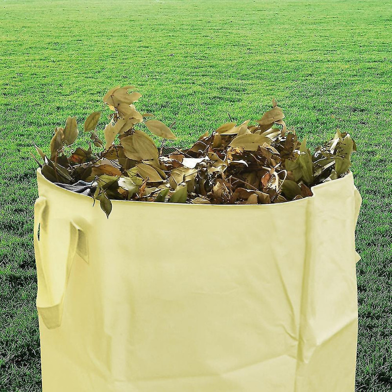 Large Gardening Bags With Handle Waste Collecting Heavy Duty Leaf Containers