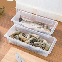 1/2/3pcs Kitchen Refriger Draining Preservation Box Transparent Plastic Food Container 1/2/3pcs Kitchen Refriger Draining Preservation Box Transparent Plastic Food Container