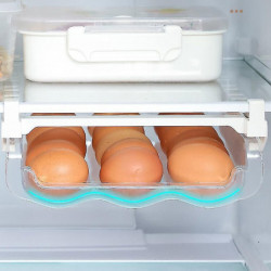 Hanging Eggs Storage Box Rack Automatic Egg-rolling Transparent Fresh-keeping Drawer Hanging Eggs Storage Box Rack Automatic Egg-rolling Transparent Fresh-keeping Drawer