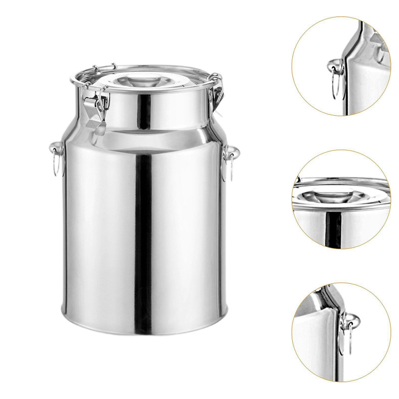 Sealed Bucket with Lid Portable Brine Bucket Storage Jar for Hotel Home Nuts 11L