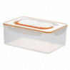 Kimchi Container Preservation Container Portable Airtight Lid Pickle Jar Food Storage Box for Snacks Salad Work [...]