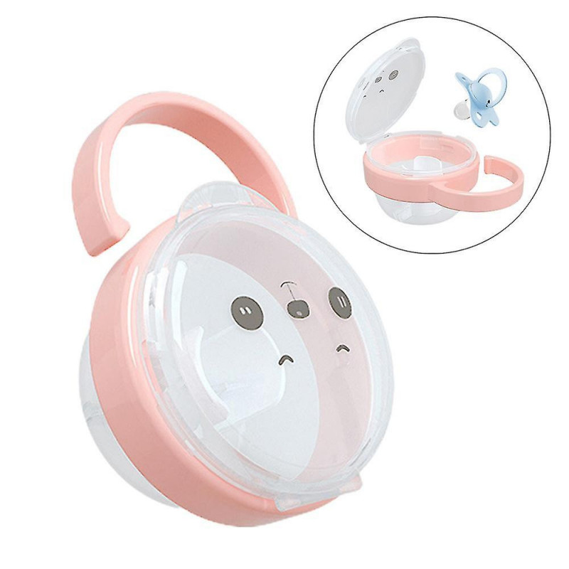 Portable Plastic Pacifier Box Storage Box Dustproof Transparent Container