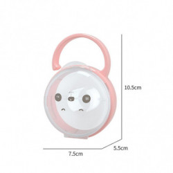 Portable Plastic Pacifier Box Storage Box Dustproof Transparent Container Portable Plastic Pacifier Box Storage Box Dustproof Transparent Container