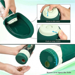 Dog Water Bottle, Portable Dog Pet Water Dispenser With Drinking Cup And Food Container Leak Proof