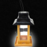Solar Light Bird Feeder Bird Feeding Station Capacity Bird Food Container Bird Feeders Household De