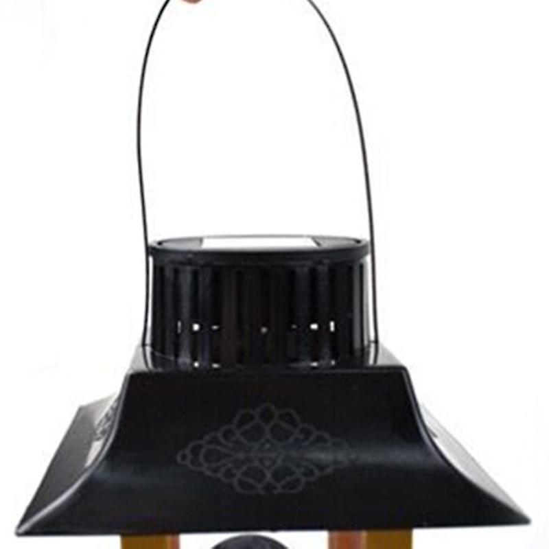 Solar Light Bird Feeder Bird Feeding Station Capacity Bird Food Container Bird Feeders Household De
