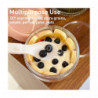 2PCS 20Oz Overnight Oats Container with Lid and Spoon - Portable Oatmeal Breakfast Cup for On-The-Go White