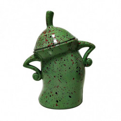 Canister with Attitude,Fun Airtight Kitchen Storage Canisters,Cute Food Storage Tank with Airtight Lid Green Canister with Attitude,Fun Airtight Kitchen Storage Canisters,Cute Food Storage Tank with Airtight Lid Green