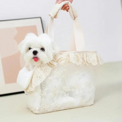 Puppy Carrier Dog Walking Bags Portable Outgoing Dog Bag Pet Mesh Breathable One Shoulder Backpack Products