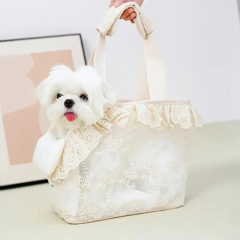Puppy Carrier Dog Walking Bags Portable Outgoing Dog Bag Pet Mesh Breathable One Shoulder Backpack Products