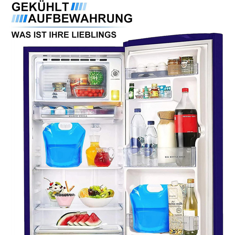 Foldable Water Canister - Bpa-free Folding Container For Camping