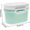 Baby Milk Powder Box Plastic Portable Kids Food Dispenser. Blue. Small Size