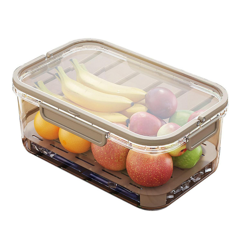 Portable Fresh-keeping Box with Handle Reusable Leak-Proof Food Container for Food Preparations
