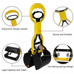 Pet Pooper Scooper For Dogs And Cats With Handle