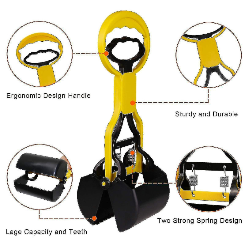 Pet Pooper Scooper For Dogs And Cats With Handle