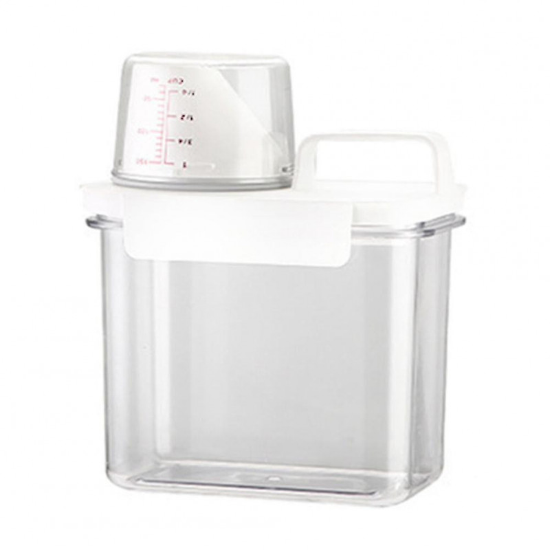 Washing Powder Storage Tank Sealing Washing Powder Dispenser With Handle