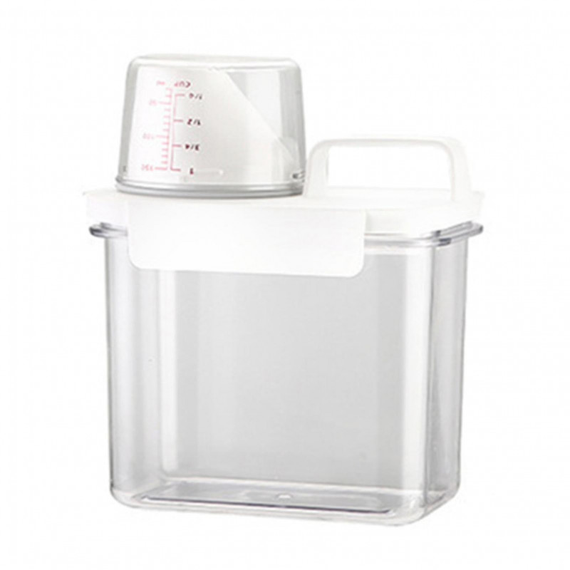 Washing Powder Storage Tank Sealing Washing Powder Dispenser With Handle