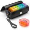 Pills Case Portable Water Proof Food Grade Plastic Moisture Proof 7 Days Pills Tablets Organizer For Outdoor