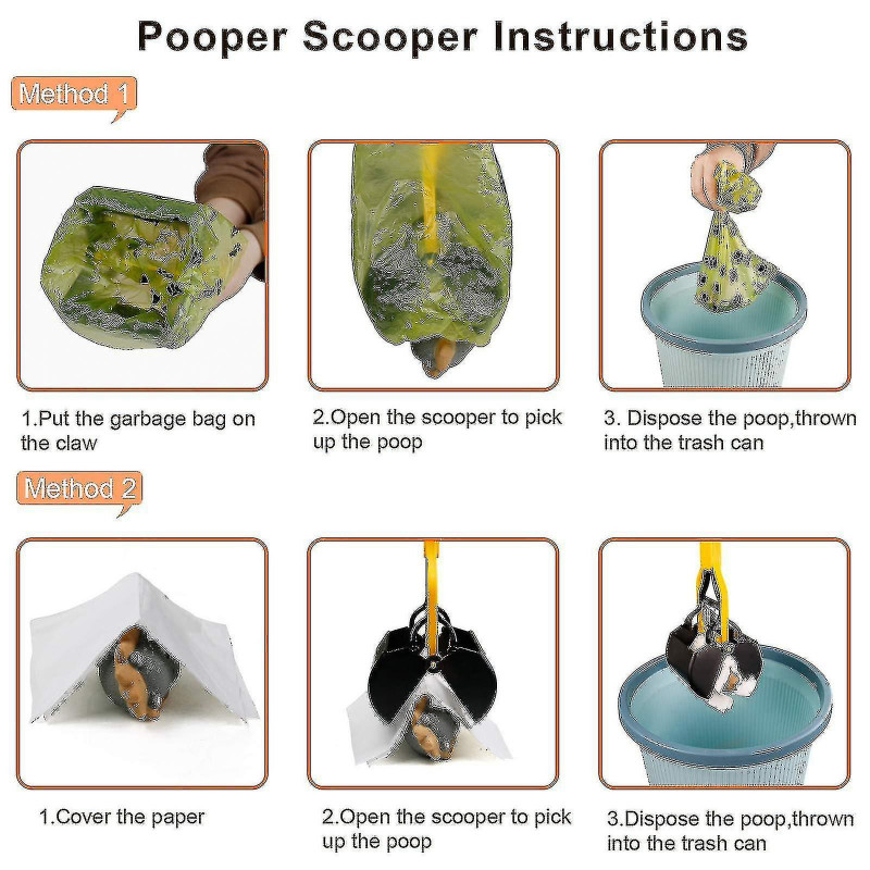 Pet Pooper Scooper For Dogs And Cats With Handle