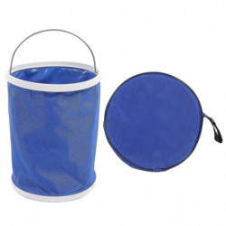 Foldable Bucket 13L Large Capacity Portable Collapsible Water Container with Storage Bag Blue