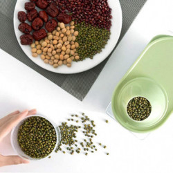 4pcs , Pouring Containers, Boxes For The Kit With Lid For Dry Food, N And Flour