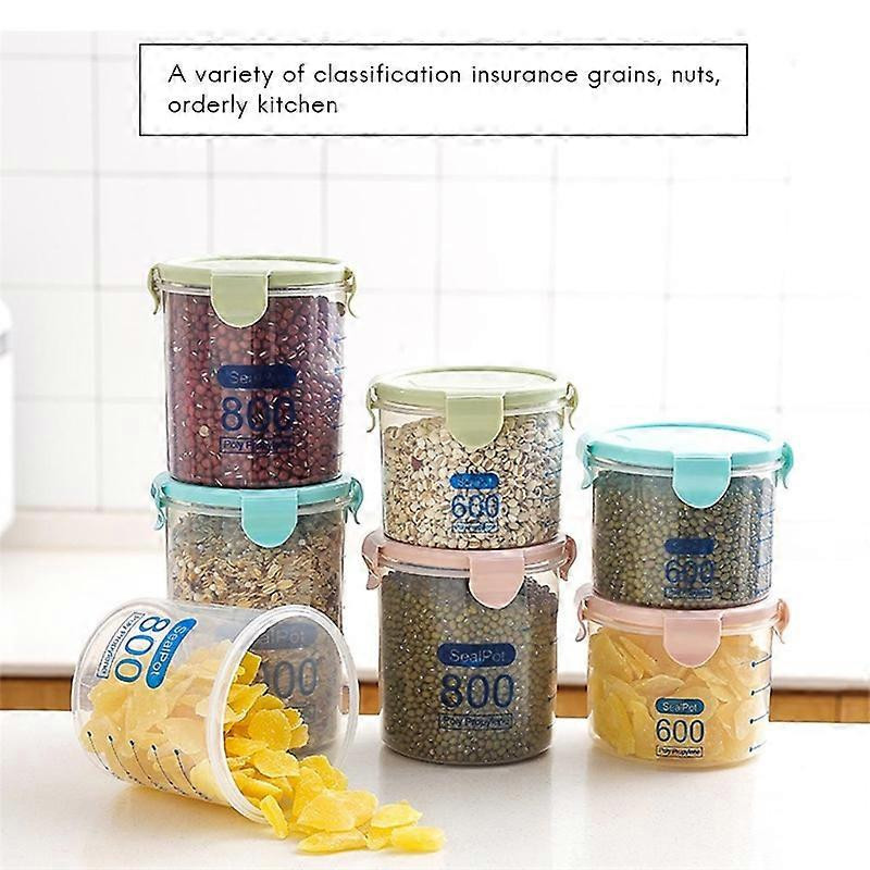 Cuisine Transparent Aliments Frais Garder Scellé Canettes Réservoir de Stockage Avec Couvercle Boîtes De Stockage [...]