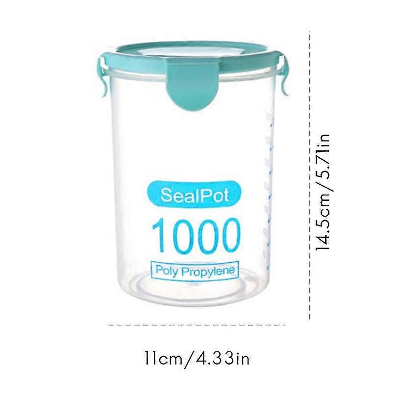 Cuisine Transparent Aliments Frais Garder Scellé Canettes Réservoir de Stockage Avec Couvercle Boîtes De Stockage [...]