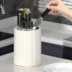 Cutter Storage Box Easy Access Space-Saving Moisture-proof Draining Design Large Capacity Storage Cutter Storage Box Easy Access Space-Saving Moisture-proof Draining Design Large Capacity Storage