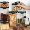 fornnerg Food Storage Jar with Lid Wear Resistant Portable Kitchen Dining Room Airtight Food Storage