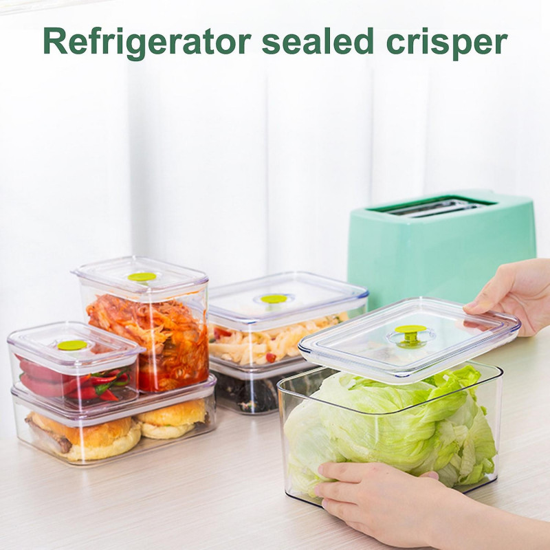 1 Set Food Storage Jar Transparent Large Capacity Leakproof Moisture-proof Clear Grain Storage Box