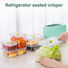 1 Set Food Storage Jar Transparent Large Capacity Leakproof Moisture-proof Clear Grain Storage Box